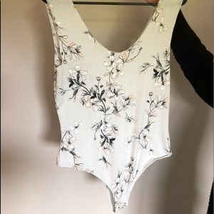 floral body suit (onesie)
